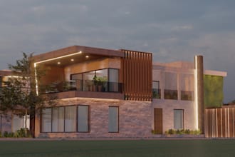 do quickly design, interior and exterior 3d render