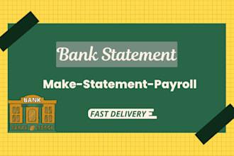 do bank statement and bank statement match with check stub