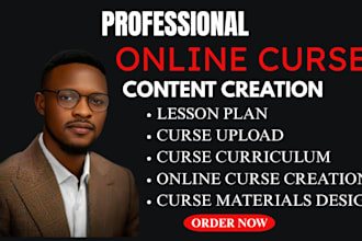 do ebook online course content course curriculum creation