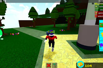 entire full roblox simulator game, roblox map,guis,npc,scripting,roblox tycoon