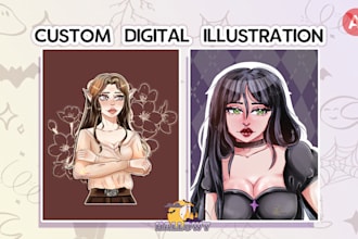 draw sfw and nsfw art, anime, avatar, cartoon, fanart, oc