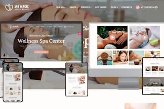 design spa, vagaro, beauty website with online booking page