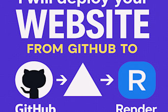 deploy your mern website on vercel or render from github