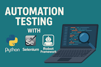 build robust test automation using robot framework with python and selenium