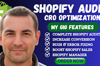 increase conversion rate, shopify audit through cro audit, shopify manager