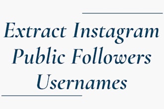 extract instagram followers username