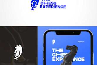 make an modern chess logo desgin for your sports