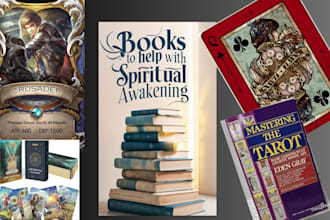 design stunning tarot, oracle, and spiritual guidebooks with a professional lay