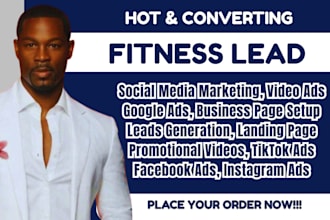 fitness leads fitness leads facebook ads fitness leads google ads video ads