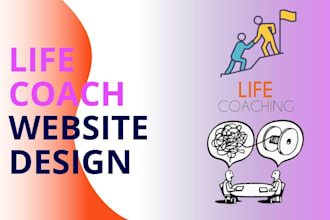 design life coach website using therapy website to mental health and medical web