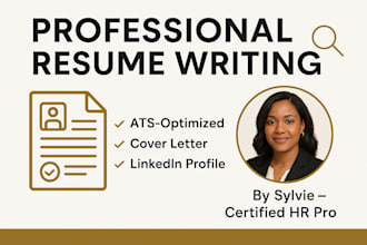 write a professional ats resume and cover letter