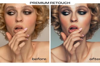 professionally retouch portrait photos