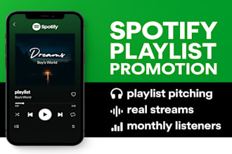 do USA organic spotify music promotion playlist curators, presave streams