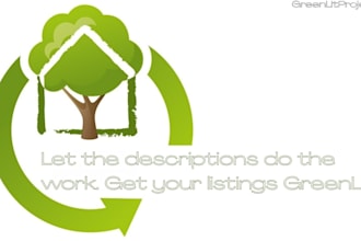 craft real estate listing descriptions for airbnb, vrbo, mls or zillow