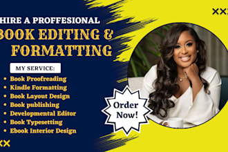 do layout design, book typesetting, KDP book formatting, ebook interior design