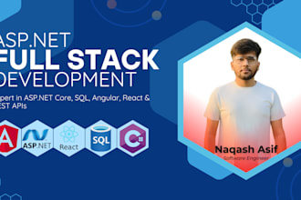 develop asp dot net core and mvc web application with sql databases