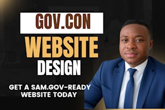 design government contract websites for samgov bids, 501c3 nonprofits, 8a, llc