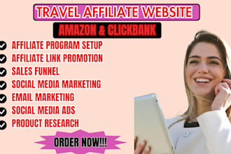 build amazon affiliate link product travel clickbank affiliate website blog