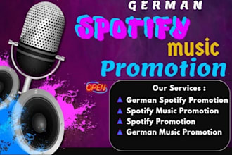do organic growth for soundcloud, apple music and spotify promotion, listeners