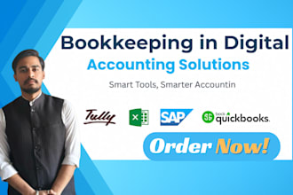 do bookkeeping in odoo, zoho and excel entry