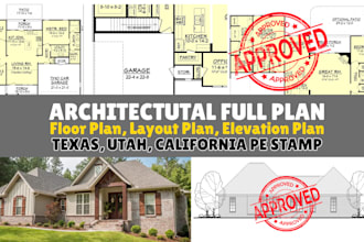 draw stamp architectural drawing mep plan floor plan hvac site plan city permit