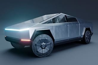 model cybertruck wrap design, car wrap design,truck wrap,suv car for advertising