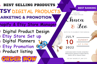 setup etsy shop etsy digital product etsy print on demand hyperlinked planner