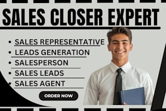 lead generation sales closer high ticket salesperson sales representative