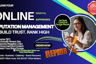 do reverse SEO, brand, and personal online reputation management