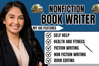 ghostwrite 60k words ebook book formatting editing non fiction self help