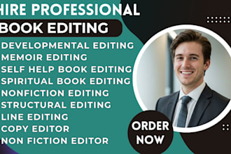 do developmental memoir editing nonfiction spiritual book self help book editing