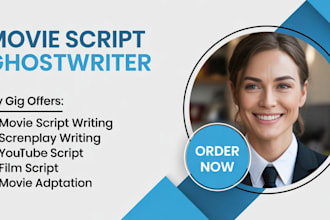 write a high converting movie script with ai voiceover for monetization