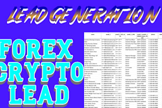offer HQ, real time crypto and forex lead generation