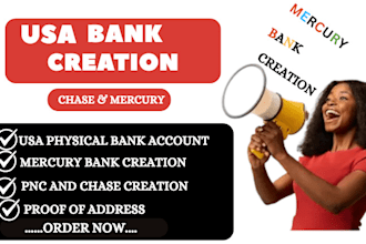 do USA bank creation mercury USA llc resident address proof of address