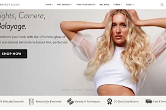 design dynamic hair extension shopify store hair extension shopify website