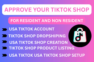 setup USA tiktok shop usa tktok account usa tiktok shop