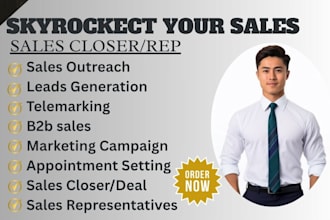 be your high ticket sales closer telemarketing sales representative salesperson
