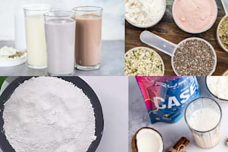 develop food, beverage and supplement product formulation, protein powder recipe