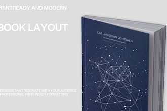 create a professional and custom book layout