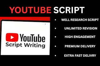 write captivating and informative scripts for your youtube video