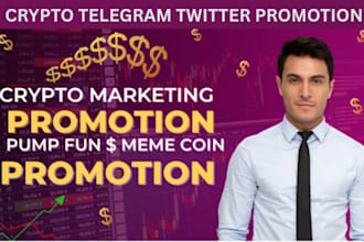 pump solana memecoin,defi,web3,ico presale,nft,crypto telegram twitter promotion