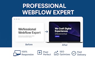 design develop webflow website webflow expert figma to webflow business website