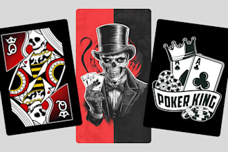 custom poker card poker card design non trading card design trading card design