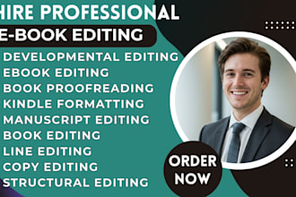 do developmental line copy editing kindle ebook formatting non fiction