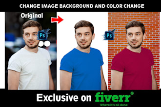 change image background and color change
