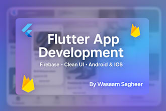 develop firebase based flutter apps