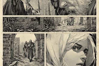 comic book artist graphic novel illustration comic page
