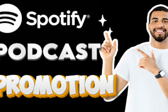 spotify podcast promotion to USA and UK listeners, spotify ads to boost download