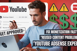 fix youtube monetization approval issues reused content identity tax issues