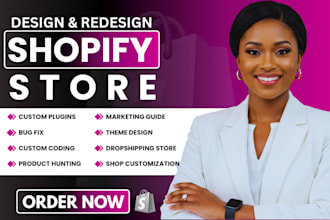 create a high converting dropshipping shopify store shopify website